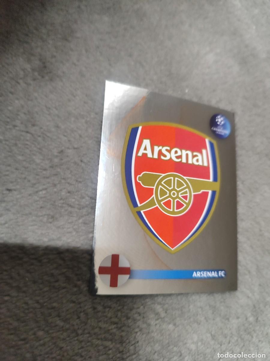 Cromos de F&uacute;tbol: 60 CHAMPIONS LEAGUE 08 09 PANINI ESCUDO LOGO - ARSENAL FC - 2008 2009 UCL UEFA