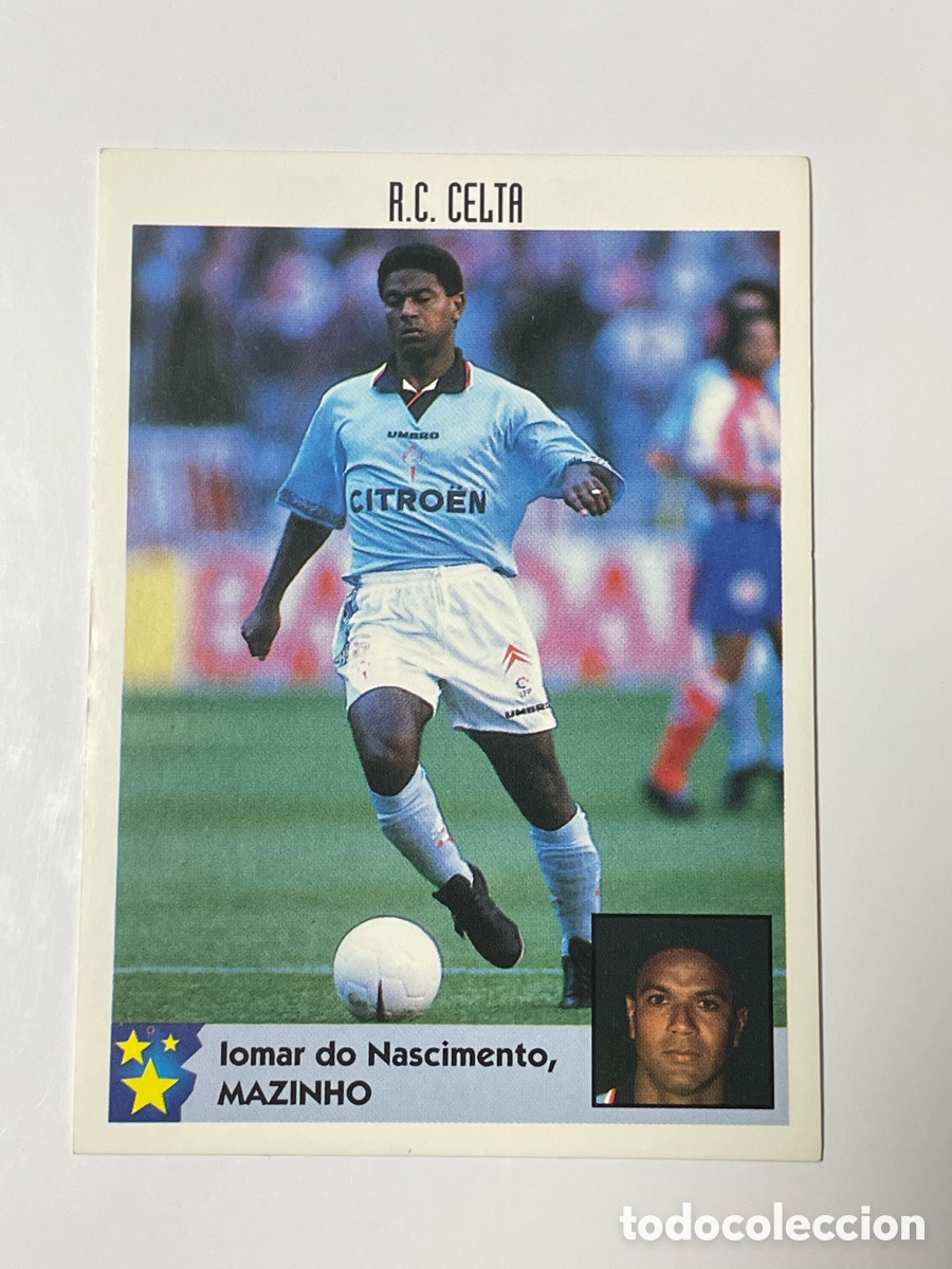 Cromos de F&uacute;tbol: Mazinho Celta de Vigo Panini Los mejores equipos de Europa 1997/98 #268