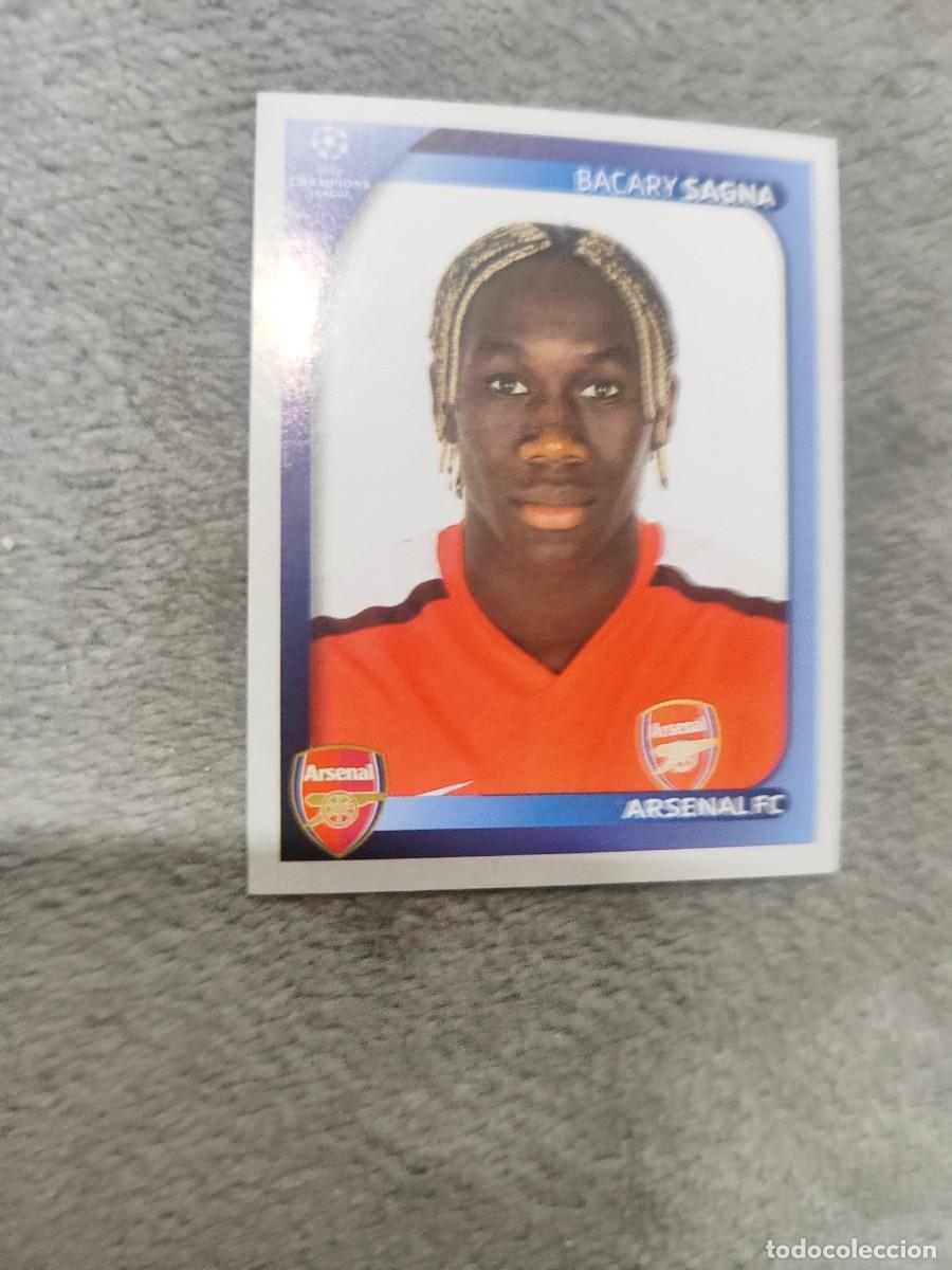 Fu&szlig;ball-Sticker: 65 CHAMPIONS LEAGUE 08 09 PANINI BACARY SAGNA - ARSENAL FC - 2008 2009 UCL UEFA