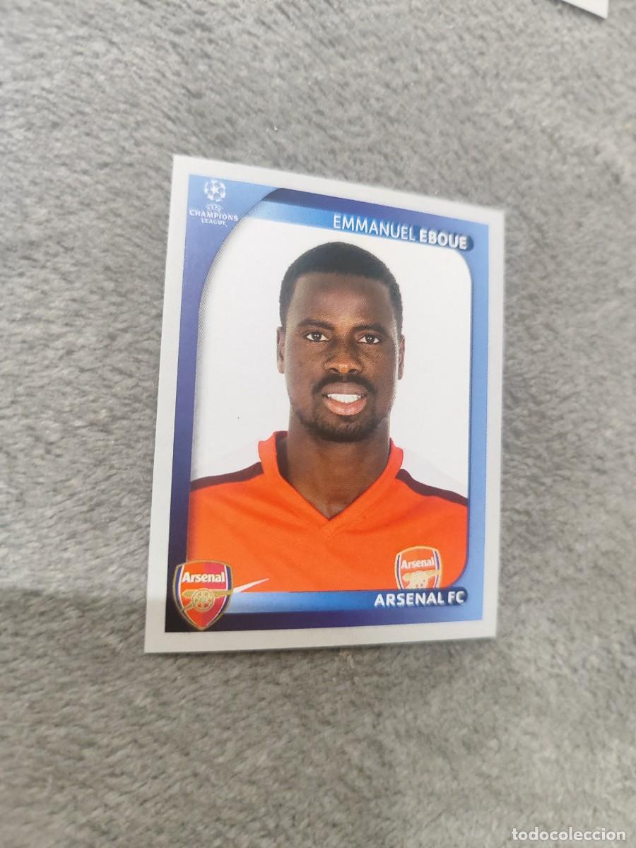 Fu&szlig;ball-Sticker: 66 CHAMPIONS LEAGUE 08 09 PANINI EMMANUEL EBOUE - ARSENAL FC - 2008 2009 UCL UEFA