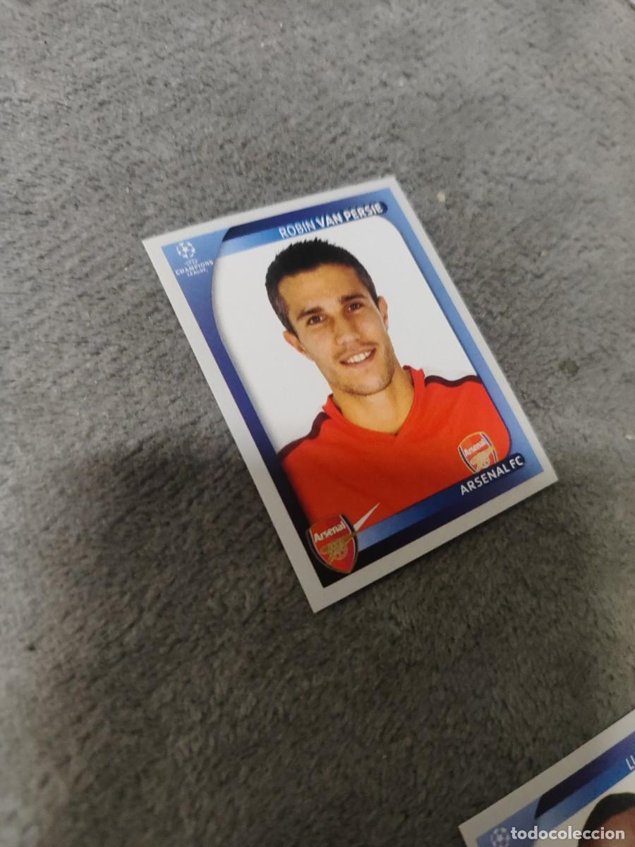 Cromos de F&uacute;tbol: 74 CHAMPIONS LEAGUE 08 09 PANINI ROBIN VAN PERSIE - ARSENAL FC - 2008 2009 UCL UEFA