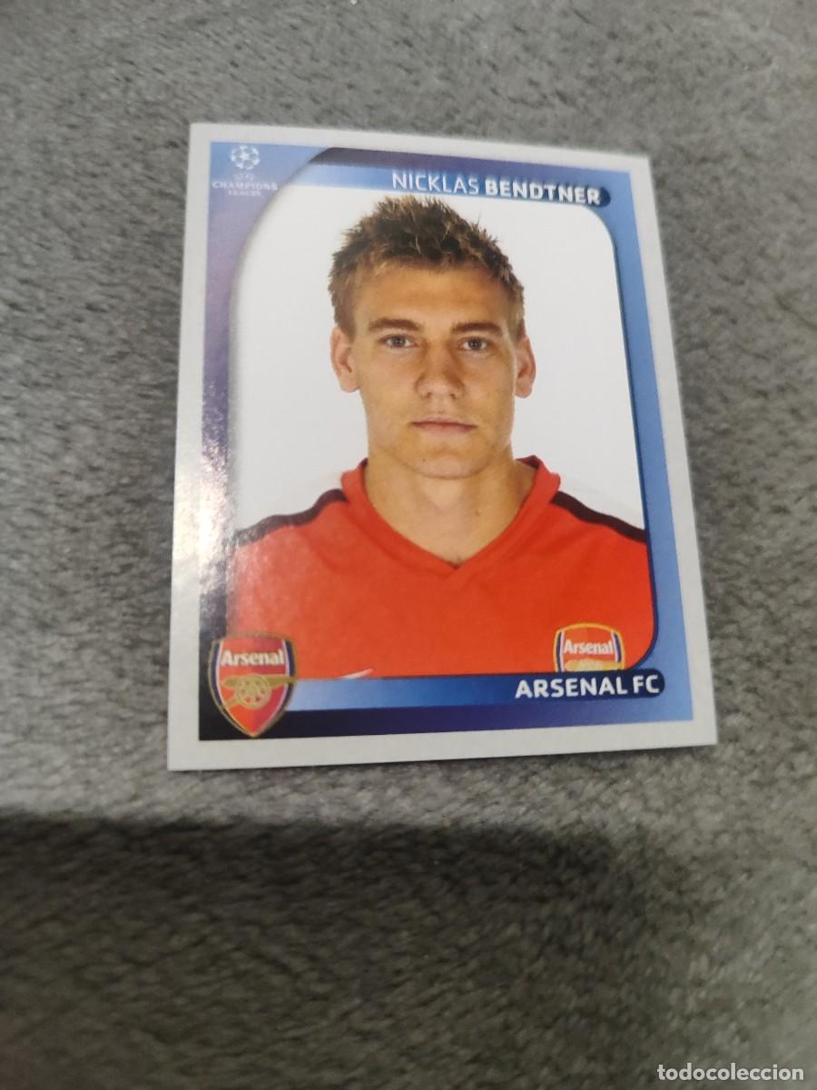 Cromos de F&uacute;tbol: 75 CHAMPIONS LEAGUE 08 09 PANINI NICKLAS BENDTNER - ARSENAL FC - 2008 2009 UCL UEFA