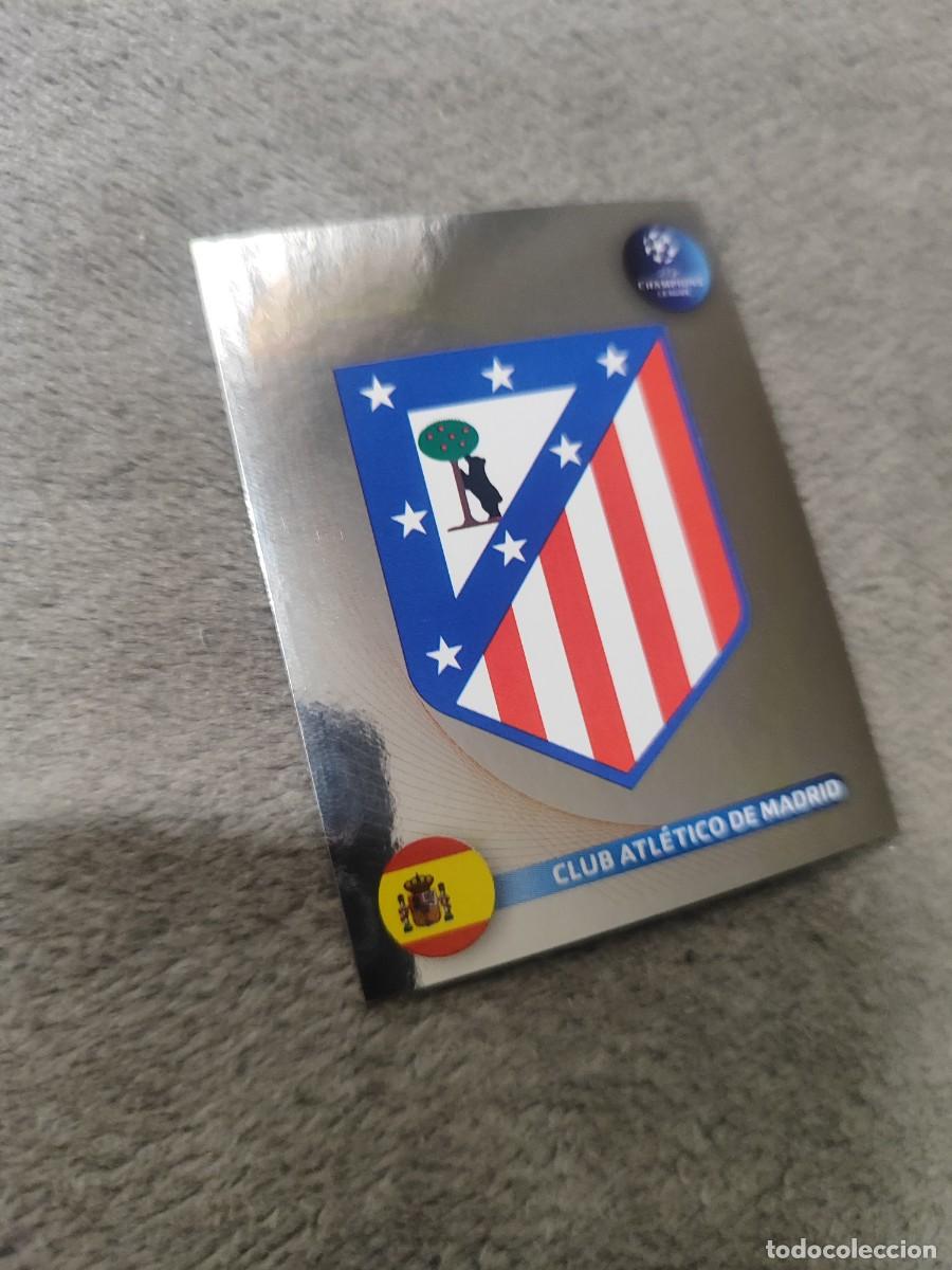 Cromos de F&uacute;tbol: 77 CHAMPIONS LEAGUE 08 09 PANINI ESCUDO LOGO - CLUB ATL&Eacute;TICO DE MADRID - 2008 2009 UCL UEFA