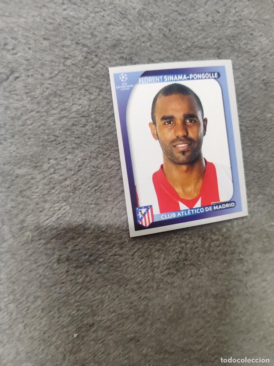 Cromos de F&uacute;tbol: 90 CHAMPIONS LEAGUE 08 09 PANINI FLORENT SINAMA-PONGOLLE - CLUB ATL&Eacute;TICO DE MADRID - 2008 2009 UCL U
