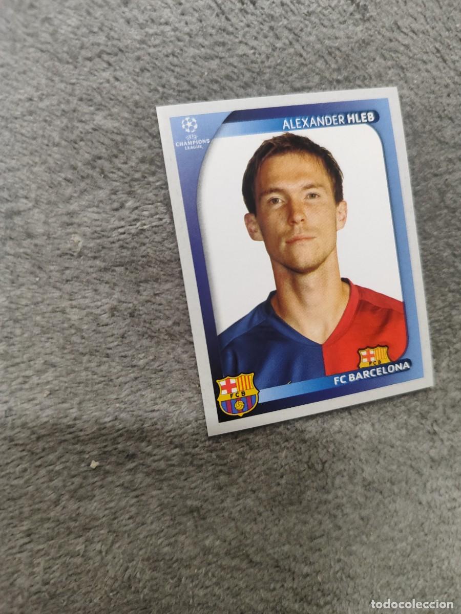 Cromos de F&uacute;tbol: 105 CHAMPIONS LEAGUE 08 09 PANINI ALEXANDER HLEB - FC BARCELONA - 2008 2009 UCL UEFA