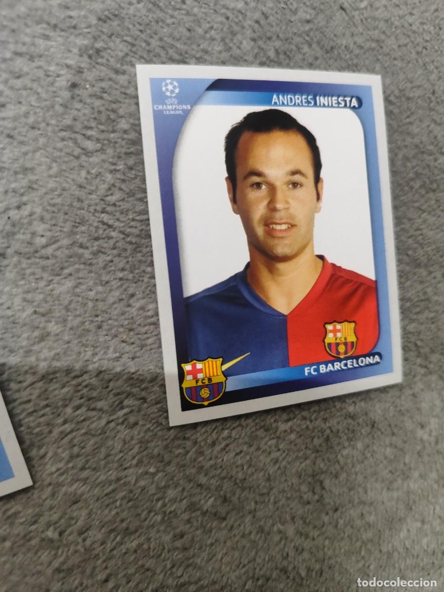 Cromos de F&uacute;tbol: 106 CHAMPIONS LEAGUE 08 09 PANINI ANDRES INIESTA - FC BARCELONA - 2008 2009 UCL UEFA