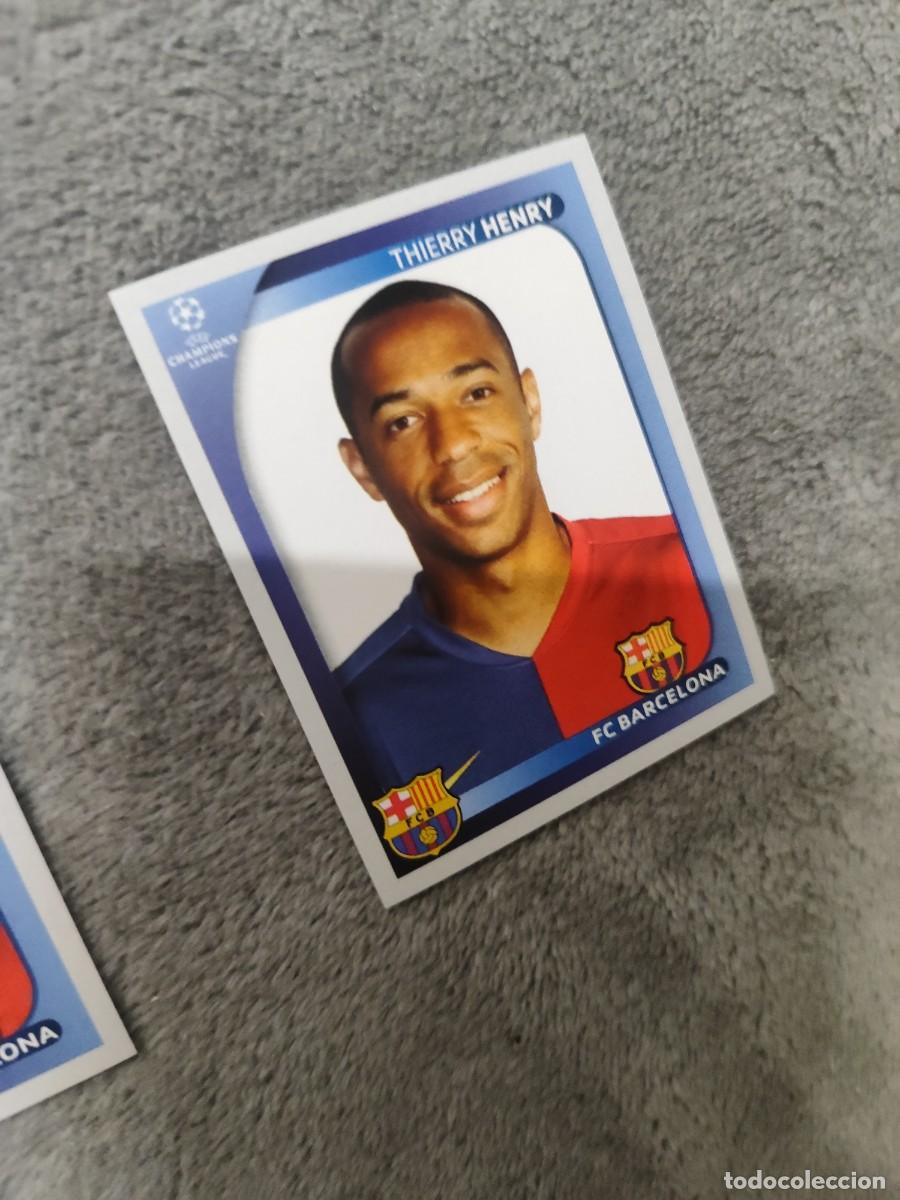 Cromos de F&uacute;tbol: 108 CHAMPIONS LEAGUE 08 09 PANINI THIERRY HENRY - FC BARCELONA - 2008 2009 UCL UEFA