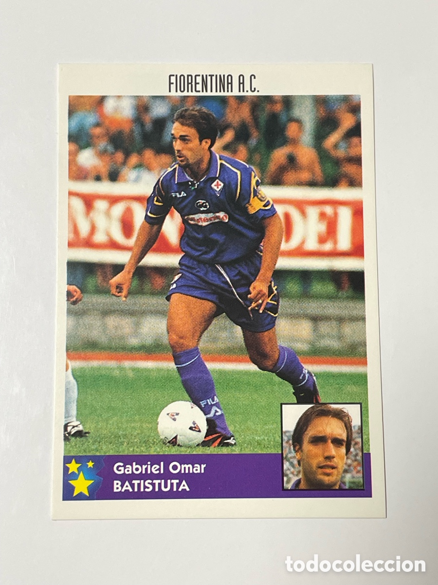 Cromos de F&uacute;tbol: Gabriel Omar Batistuta Fiorentina Panini Los mejores equipos de Europa 1997/98 #272