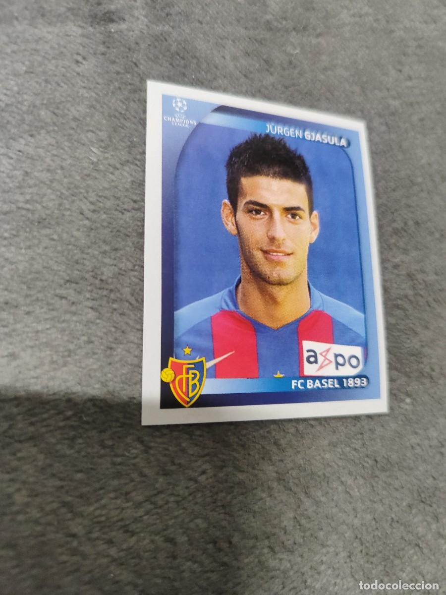 Cromos de F&uacute;tbol: 124 CHAMPIONS LEAGUE 08 09 PANINI J&Uuml;RGEN GJASULA - FC BASEL 1893 BASILEA - 2008 2009 UCL UEFA