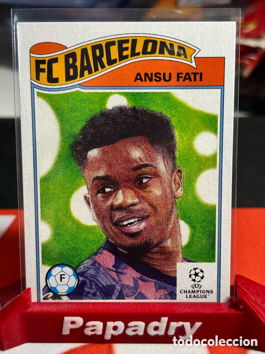 Cromos de F&uacute;tbol: Topps UCC Living Set - Ansu Fati FC Barcelona