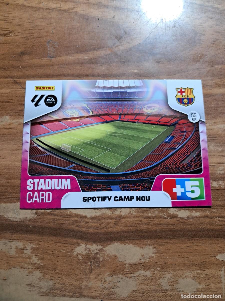 Cromos de F&uacute;tbol: CARD ADRENALYN TEMPORADA 25/26: ESTADIO FC BARCELONA, N&deg; 55 BIS
