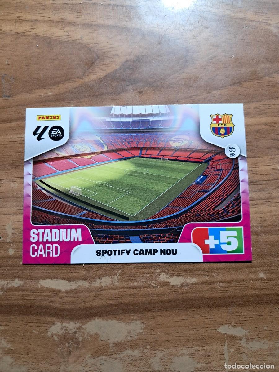Cromos de F&uacute;tbol: CARD ADRENALYN TEMPORADA 25/26: ESTADIO FC BARCELONA, N&deg; 55 BIS