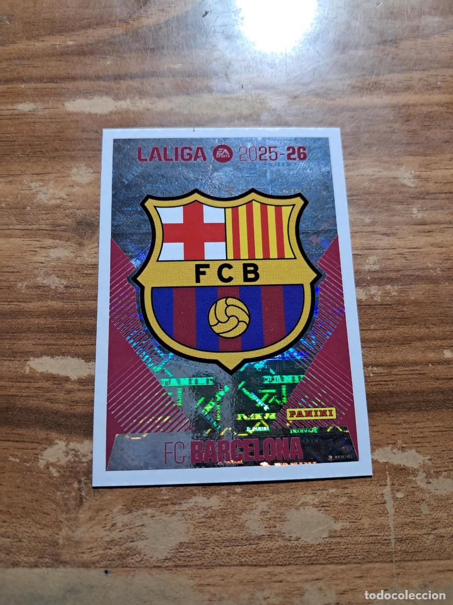 Cromos de F&uacute;tbol: CROMO COLECCIONES ESTE TEMPORADA 25/26: ESCUDO FC BARCELONA, N&deg; 1