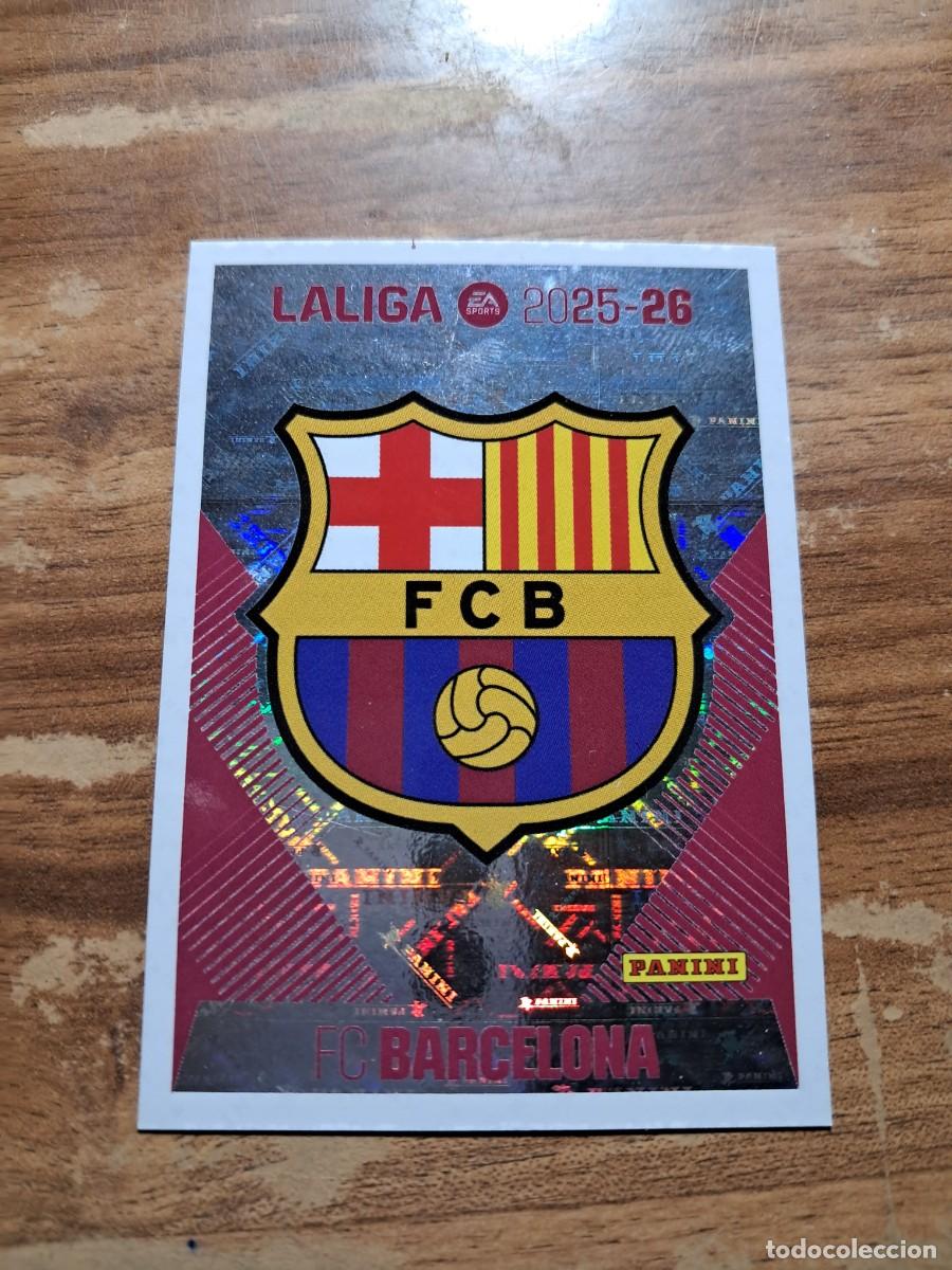 Cromos de F&uacute;tbol: CROMO COLECCIONES ESTE TEMPORADA 25/26: ESCUDO FC BARCELONA, N&deg; 1