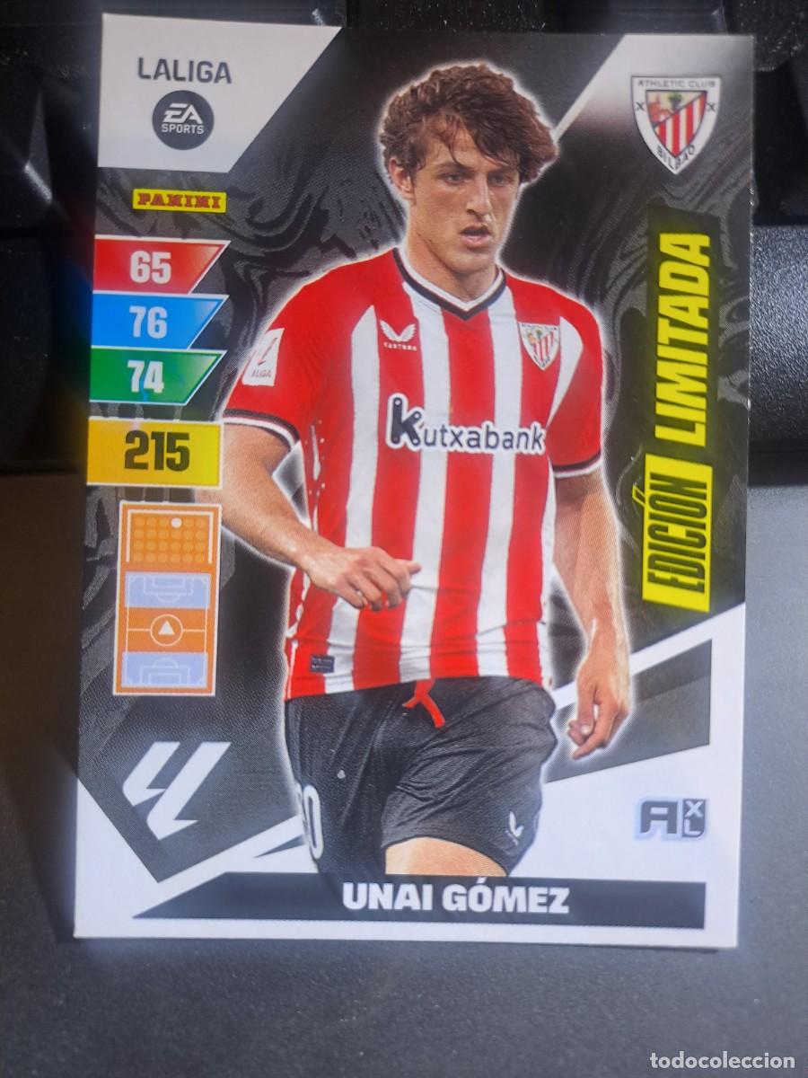 Cromos de F&uacute;tbol: ADRENALYN XL UNAI GOMEZ ATHLETIC CLUB DE BILBAO EDICION LIMITADA CROMO LIGA 2023 2024 23 24 PANINI