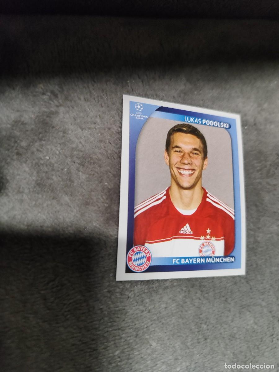 Cromos de F&uacute;tbol: 159 CHAMPIONS LEAGUE 08 09 PANINI LUKAS PODOLSKI - FC BAYERN M&Uuml;NCHEN MUNICH - 2008 2009 UCL UEFA