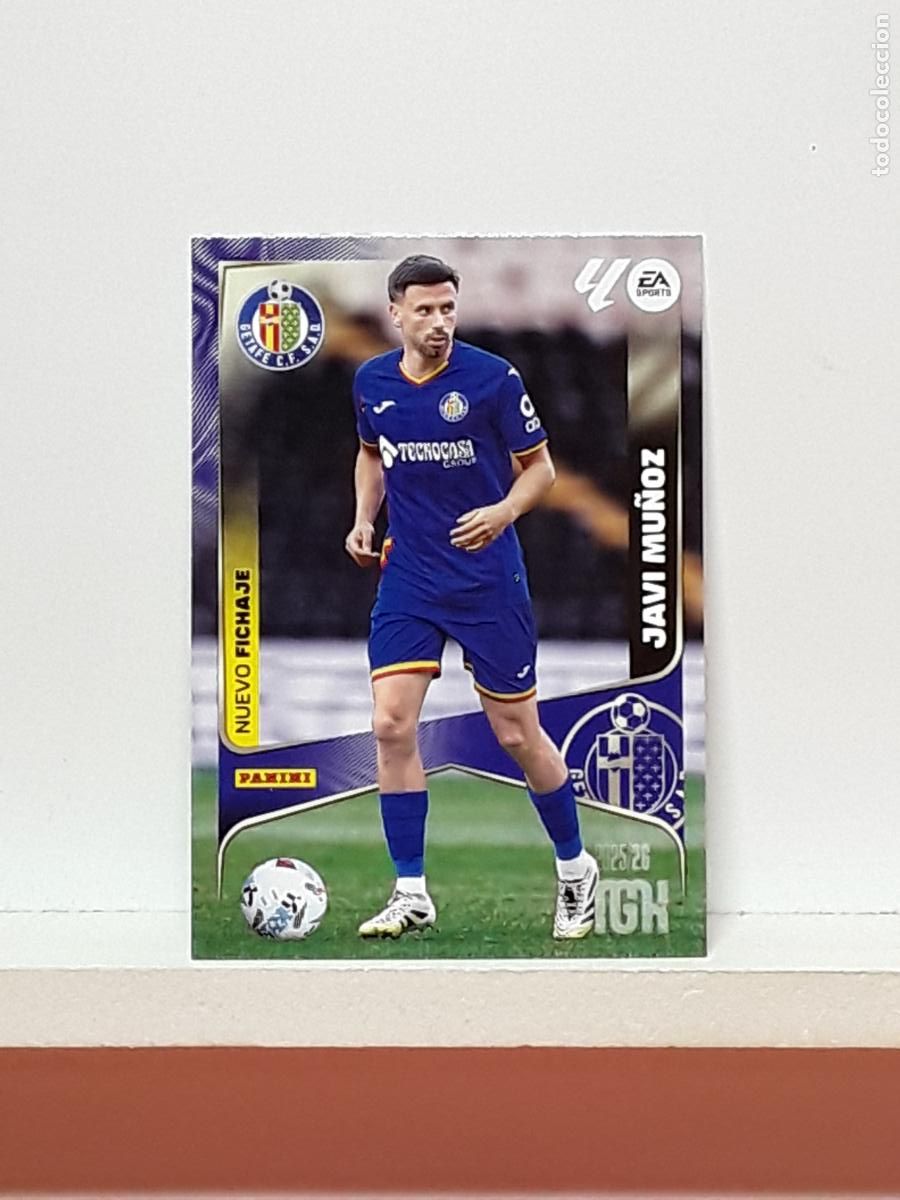 Cromos de F&uacute;tbol: MEGACRACKS 2025 2026 MGK 25 26 ALBUM PANINI LIGA N 454 GETAFE SEGUNDA JAVI MU&Ntilde;OZ