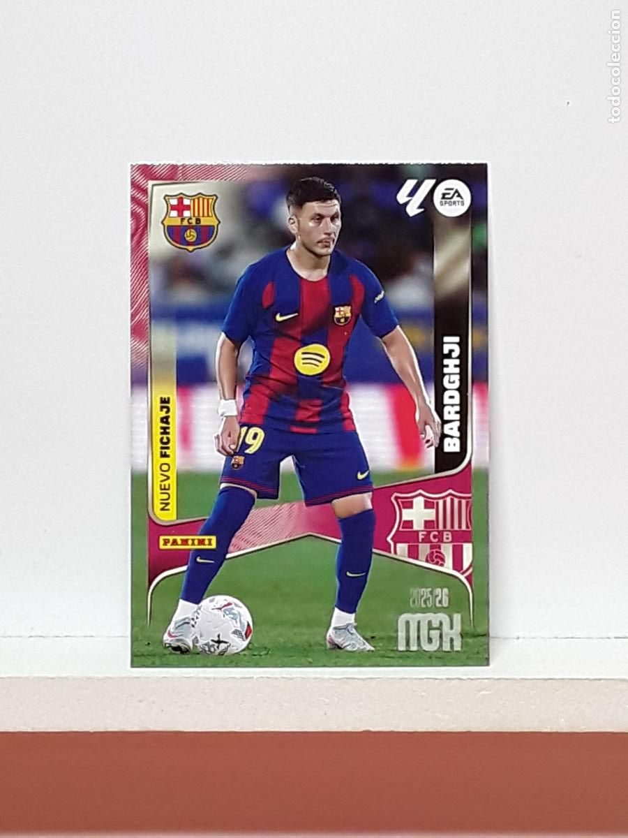 Cromos de F&uacute;tbol: MEGACRACKS 2025 2026 MGK 25 26 ALBUM PANINI LIGA N 456 BARCELONA SEGUNDA ROONY BARDGHJI