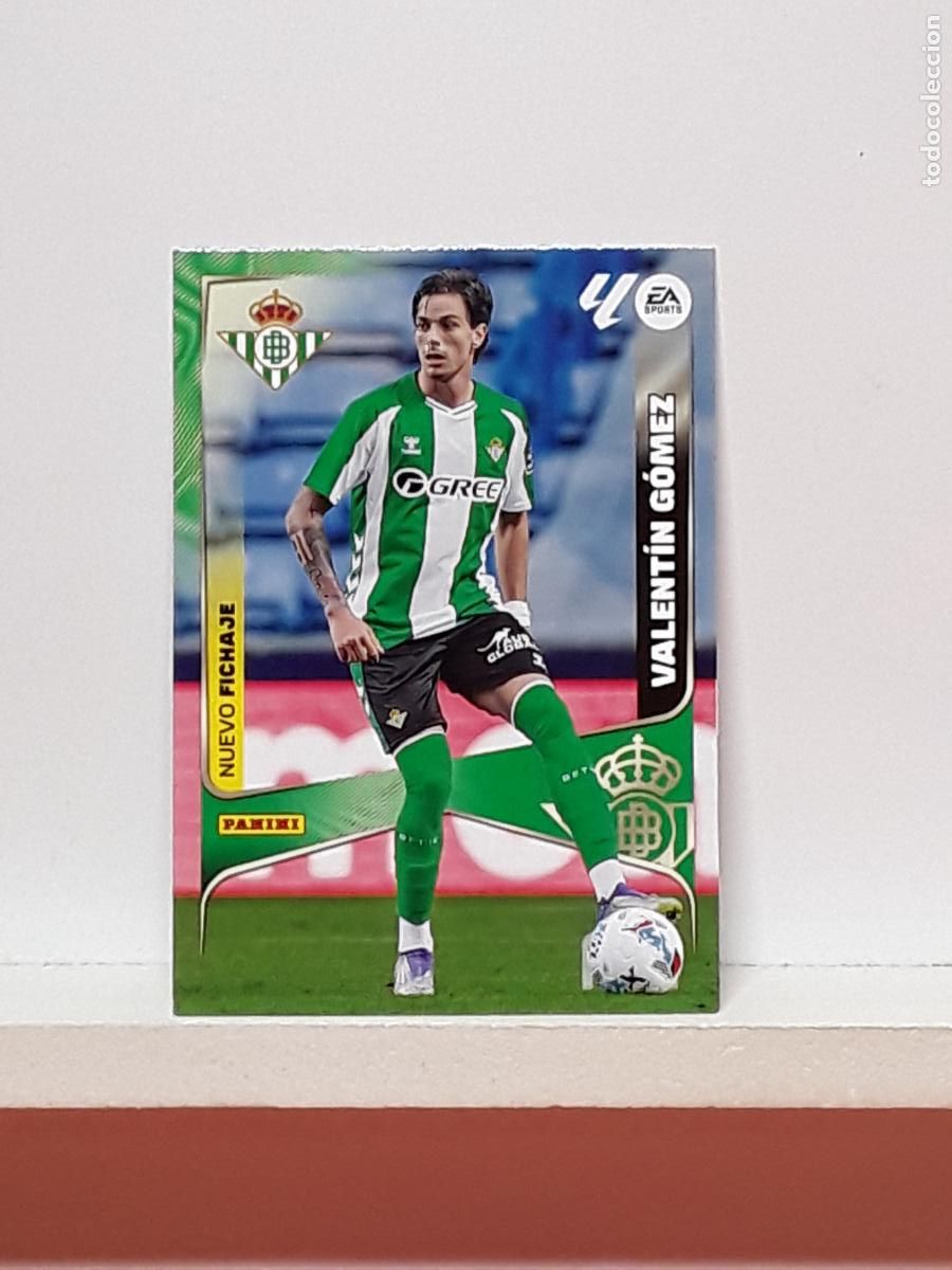 Cromos de F&uacute;tbol: MEGACRACKS 2025 2026 MGK 25 26 ALBUM PANINI LIGA N 458 BETIS SEGUNDA VALENTIN GOMEZ