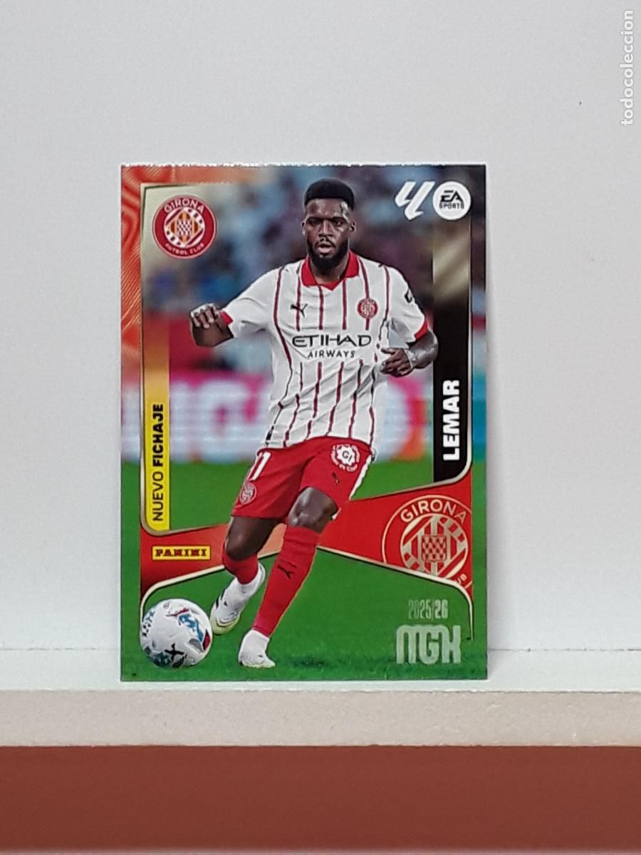 Cromos de F&uacute;tbol: MEGACRACKS 2025 2026 MGK 25 26 ALBUM PANINI LIGA N 459 GIRONA SEGUNDA THOMAS LEMAR