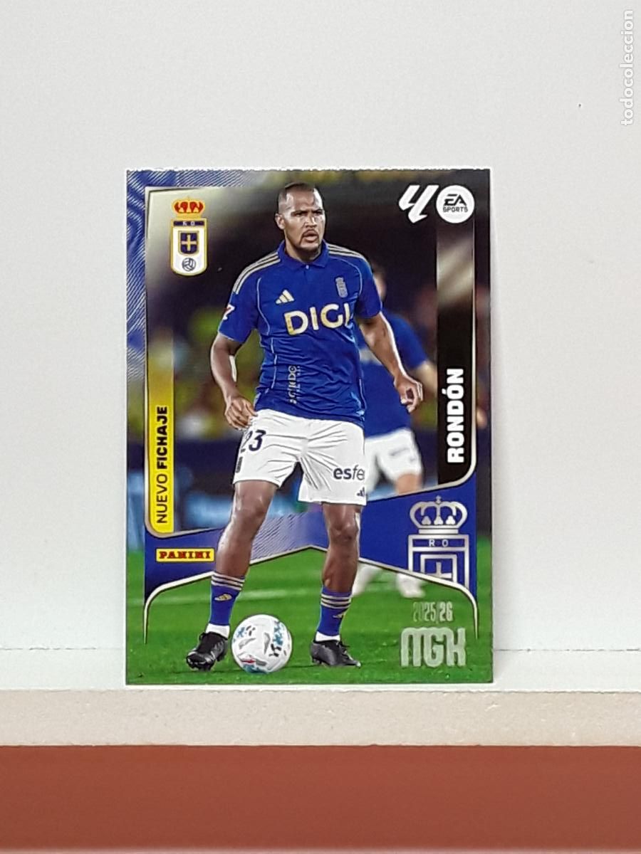 Cromos de F&uacute;tbol: MEGACRACKS 2025 2026 MGK 25 26 ALBUM PANINI LIGA N 463 OVIEDO SEGUNDA JOSE SALOMON RONDON