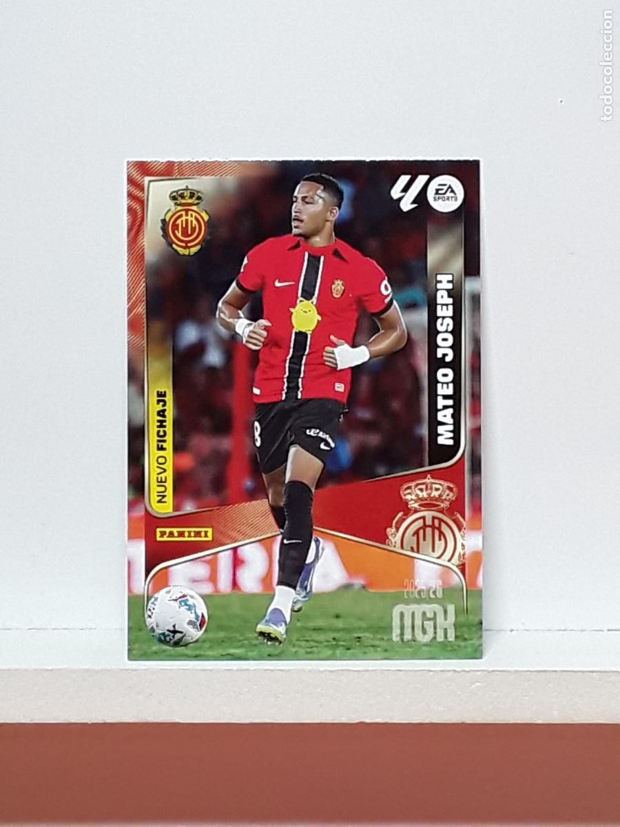 Cromos de F&uacute;tbol: MEGACRACKS 2025 2026 MGK 25 26 ALBUM PANINI LIGA N 468 MALLORCA SEGUNDA MATEO JOSEPH