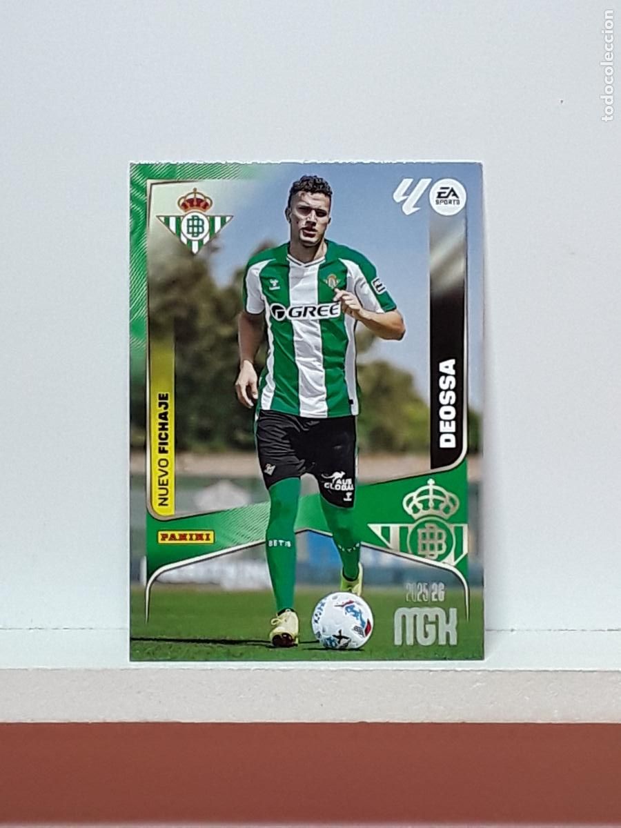 Cromos de F&uacute;tbol: MEGACRACKS 2025 2026 MGK 25 26 ALBUM PANINI LIGA N 469 BETIS SEGUNDA NELSON DEOSSA
