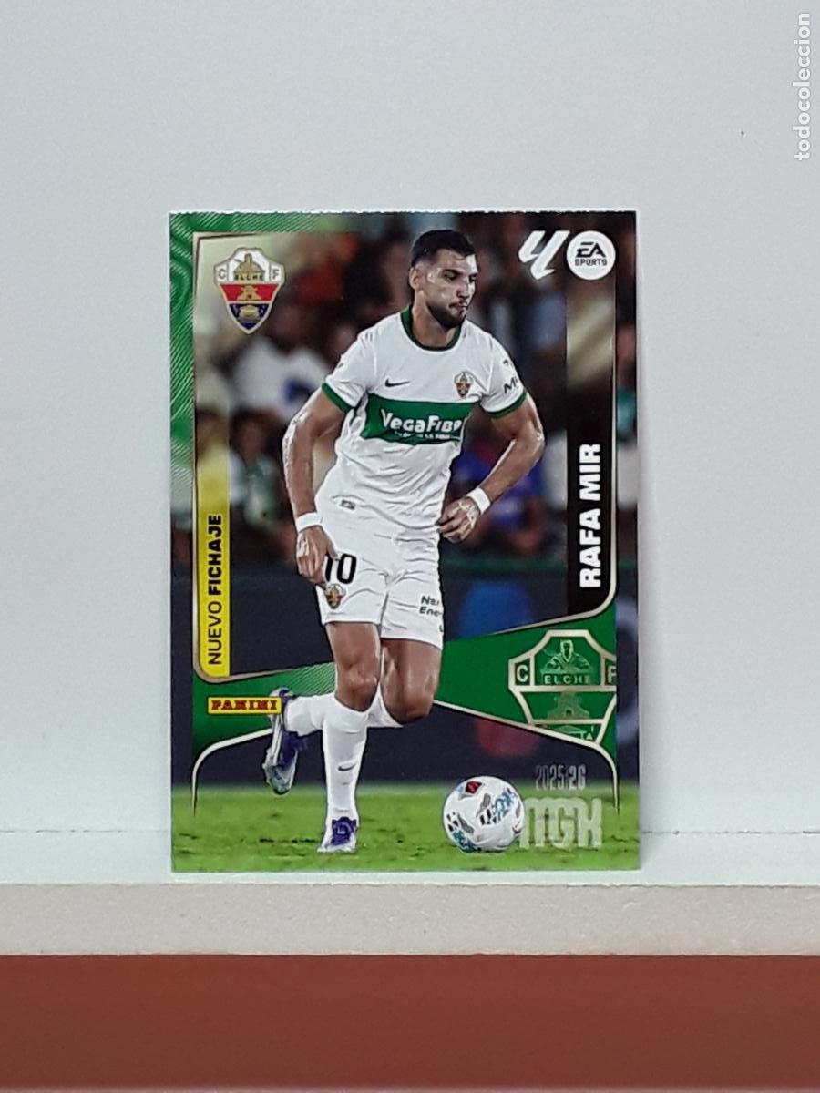 Cromos de F&uacute;tbol: MEGACRACKS 2025 2026 MGK 25 26 ALBUM PANINI LIGA N 473 ELCHE SEGUNDA RAFA MIR