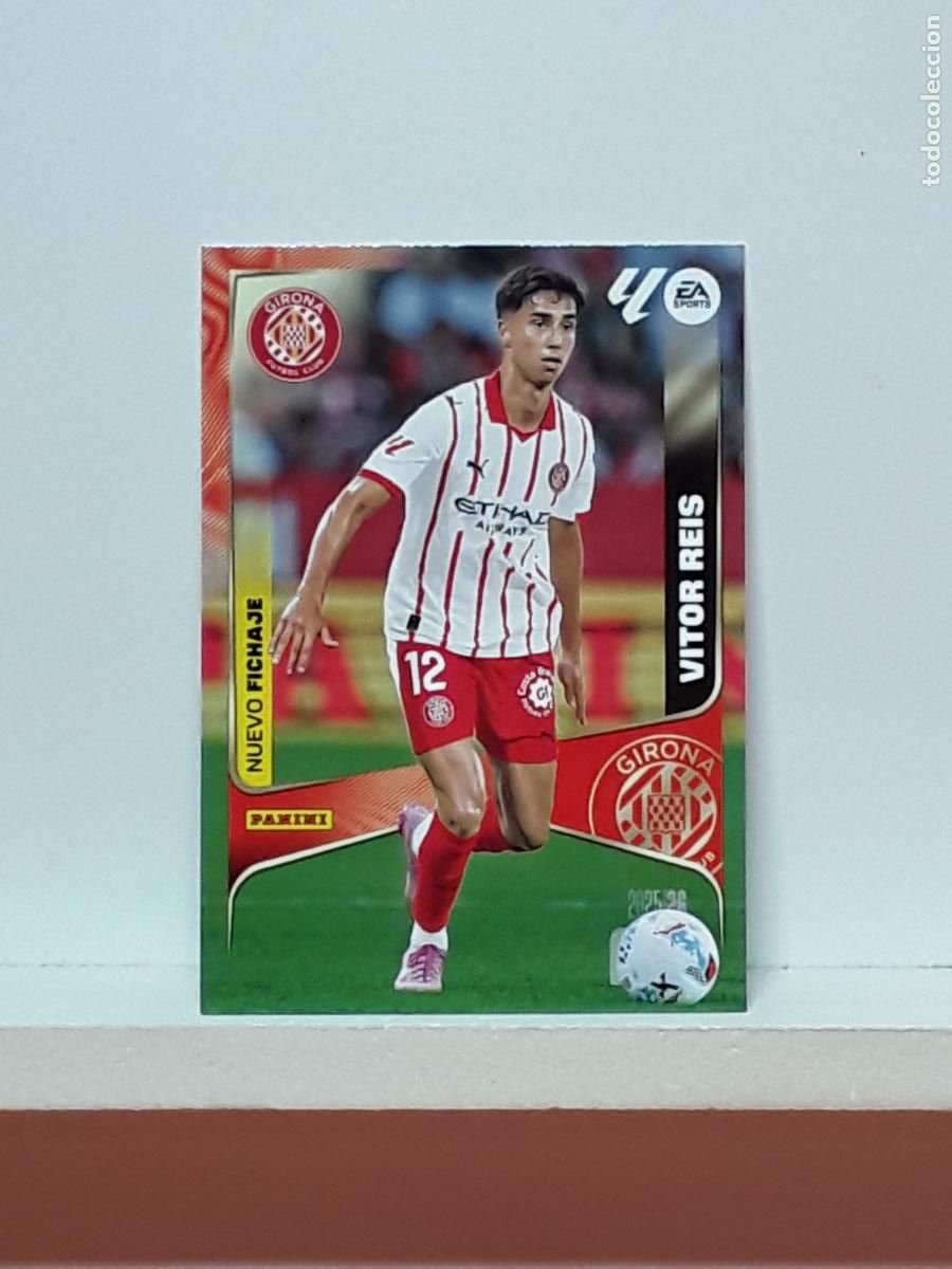 Cromos de F&uacute;tbol: MEGACRACKS 2025 2026 MGK 25 26 ALBUM PANINI LIGA N 474 GIRONA SEGUNDA VITOR REIS