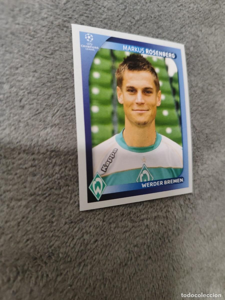 Cromos de F&uacute;tbol: 194 CHAMPIONS LEAGUE 08 09 PANINI MARKUS ROSENBERG - WERDER BREMEN - 2008 2009 UCL UEFA