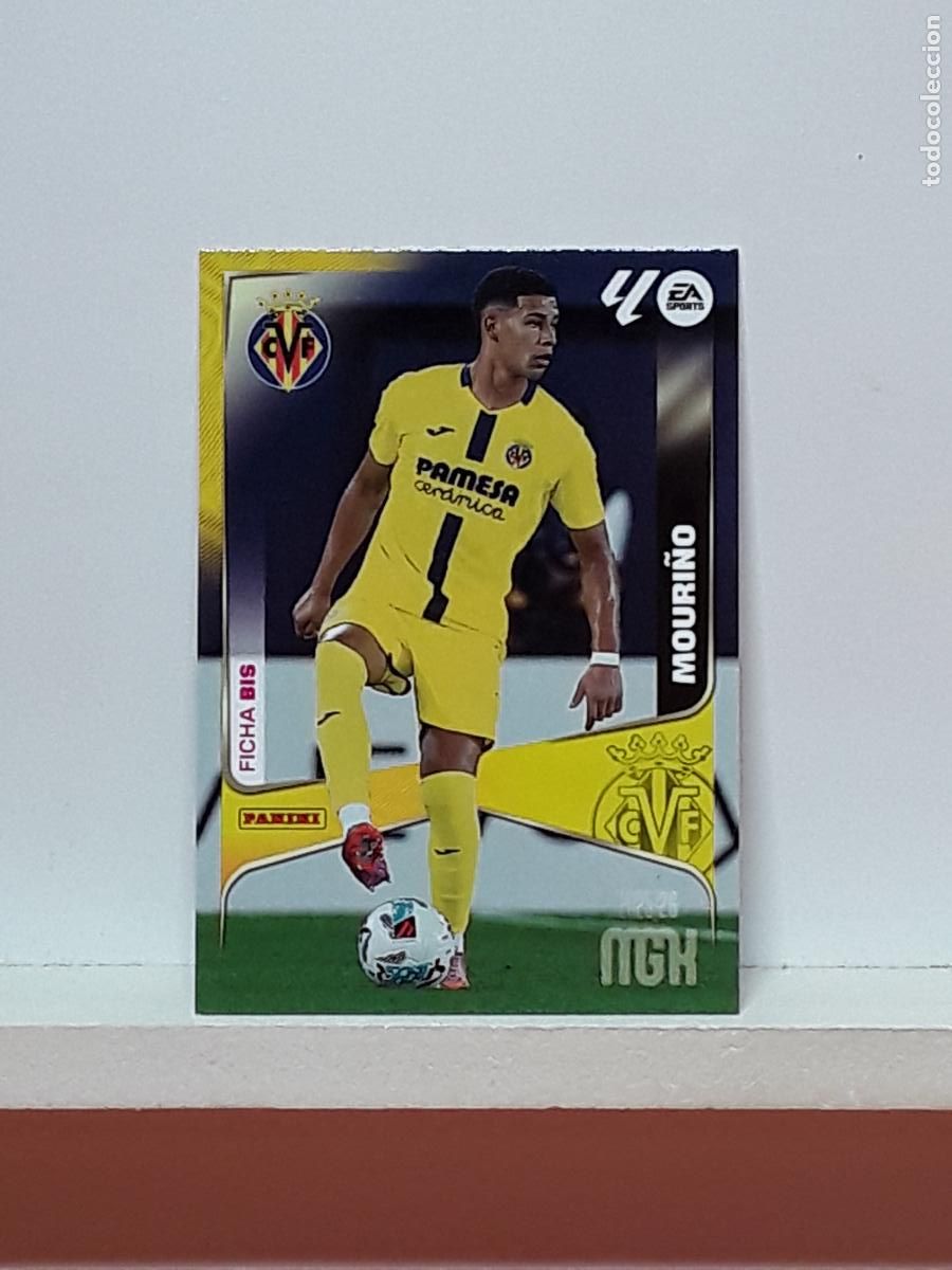 Cartes &agrave; collectionner de Football: MEGACRACKS 2025 2026 MGK 25 26 ALBUM PANINI LIGA N 366BIS 366 BIS VILLARREAL SEGUNDA MOURI&Ntilde;O