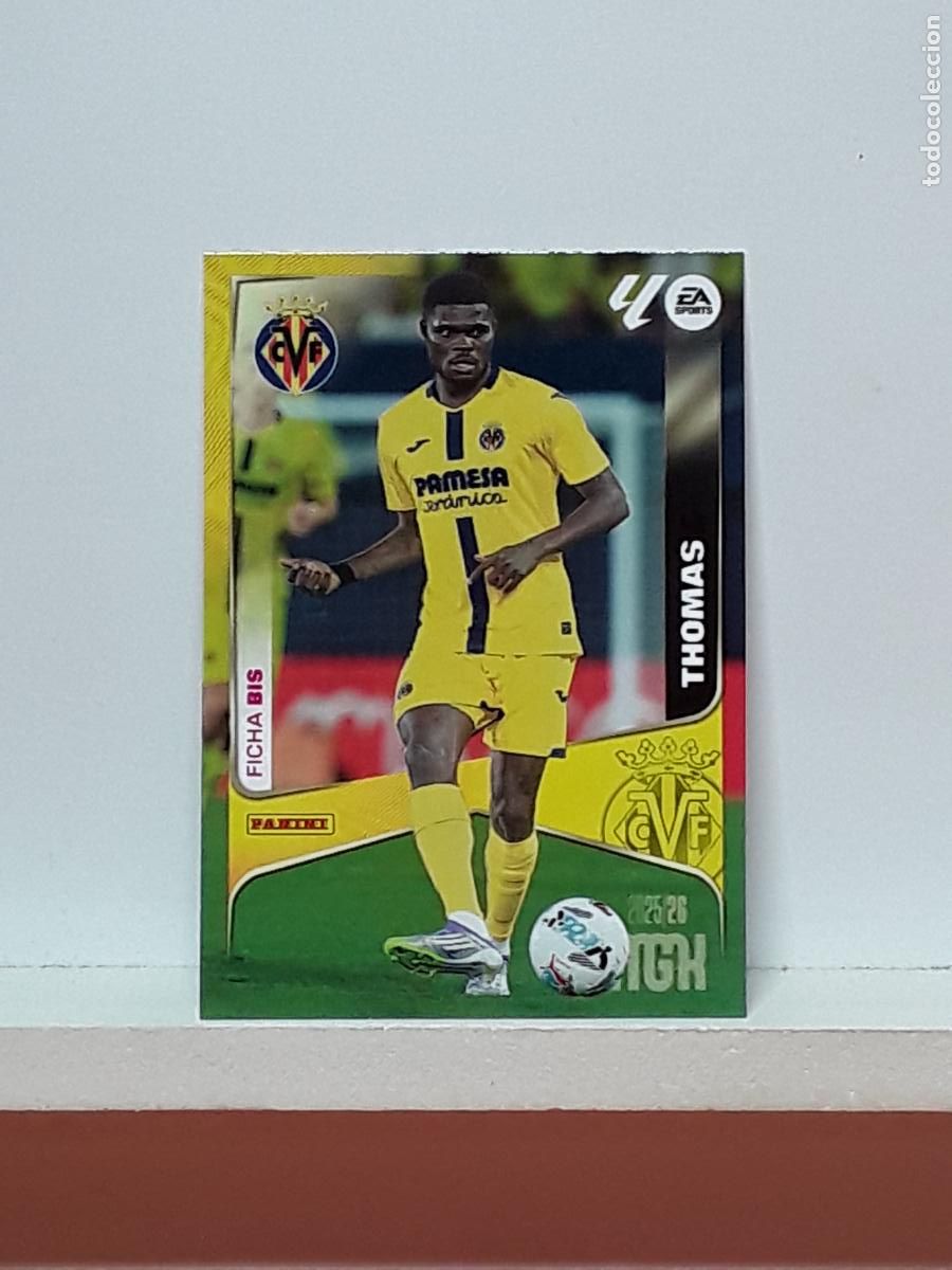 Cartes &agrave; collectionner de Football: MEGACRACKS 2025 2026 MGK 25 26 ALBUM PANINI LIGA N 372BIS 372 BIS VILLARREAL SEGUNDA THOMAS PARTEY