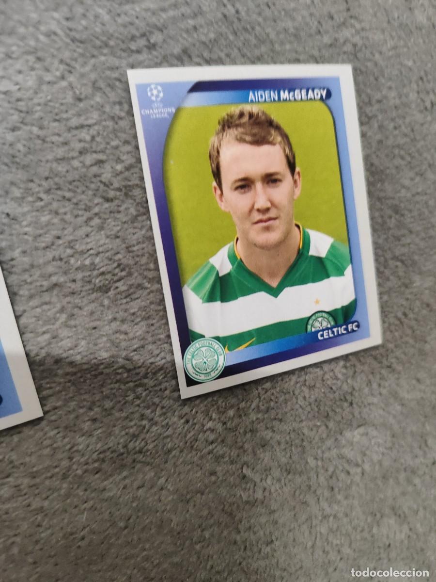 Cromos de F&uacute;tbol: 208 CHAMPIONS LEAGUE 08 09 PANINI AIDEN MCGEADY - CELTIC FC - 2008 2009 UCL UEFA