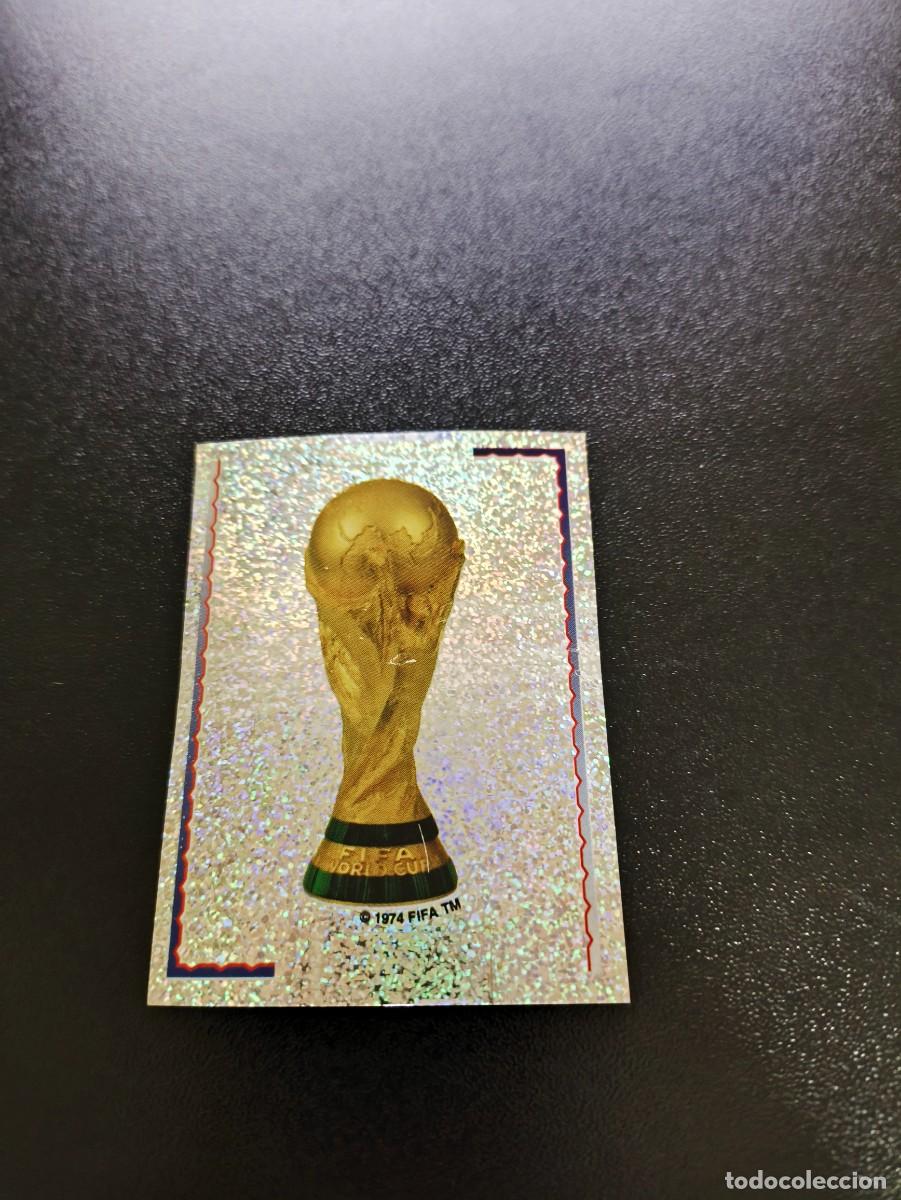 Cromos de F&uacute;tbol: 1 TROFEO COPA DEL MUNDO SIN PEGAR PANINI FIFA WORLD CUP MUNDIAL KOREA 2002