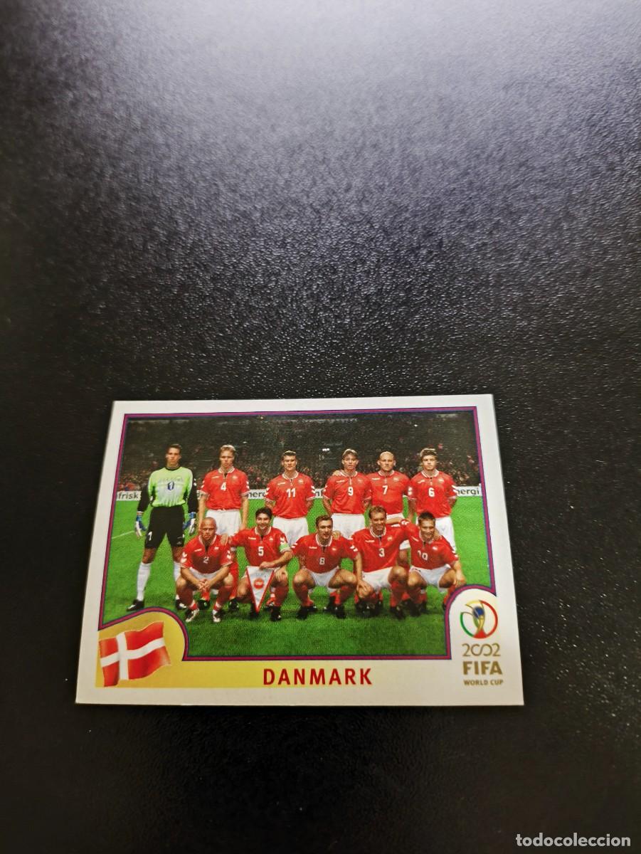 Cromos de F&uacute;tbol: 79 TEAM EQUIPO DINAMARCA DENMARK SIN PEGAR PANINI FIFA WORLD CUP MUNDIAL KOREA 2002