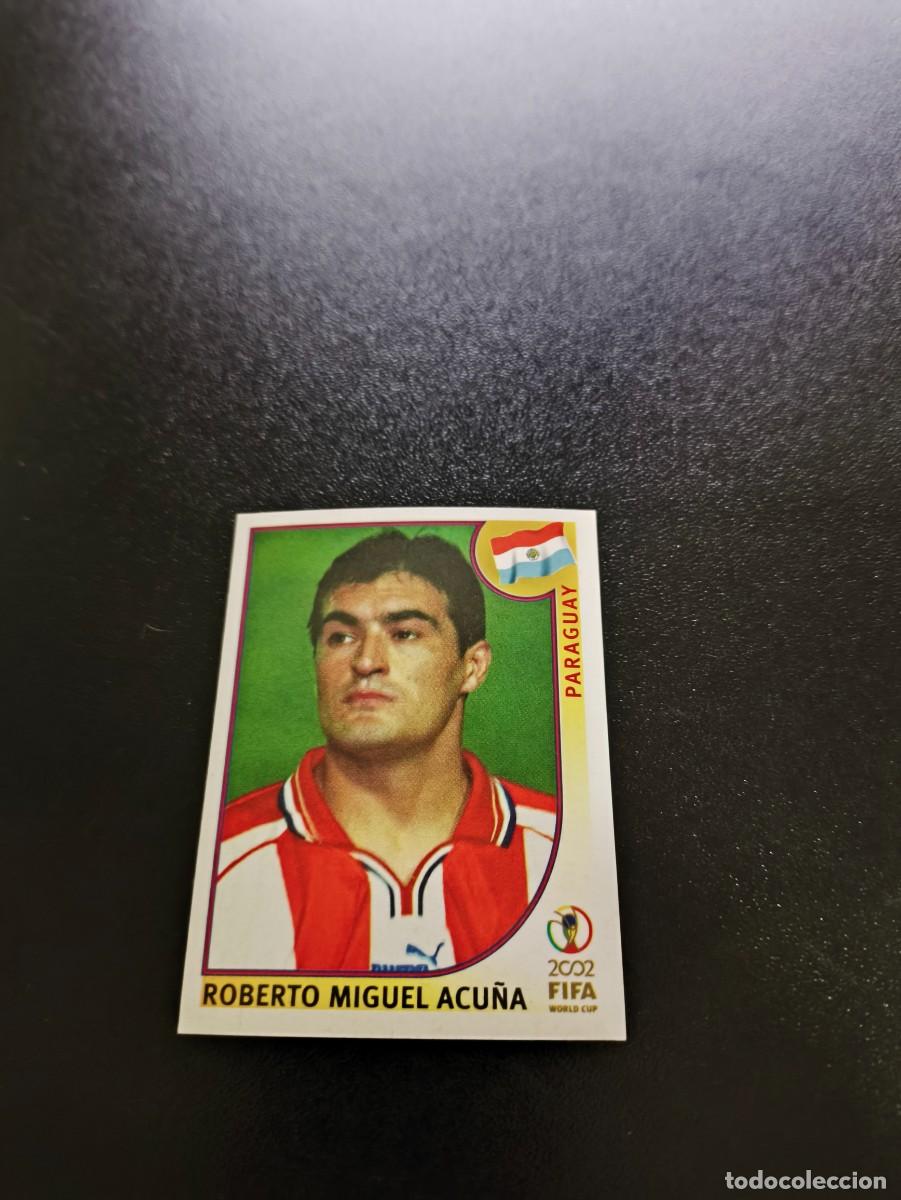 Cromos de F&uacute;tbol: 143 Roberto Miguel Acu&ntilde;a PARAGUAY SIN PEGAR PANINI FIFA WORLD CUP MUNDIAL KOREA 2002