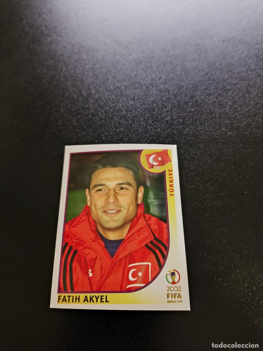 Cromos de F&uacute;tbol: 190 Fatih Akyel TURQUIA TURKEY SIN PEGAR PANINI FIFA WORLD CUP MUNDIAL KOREA 2002