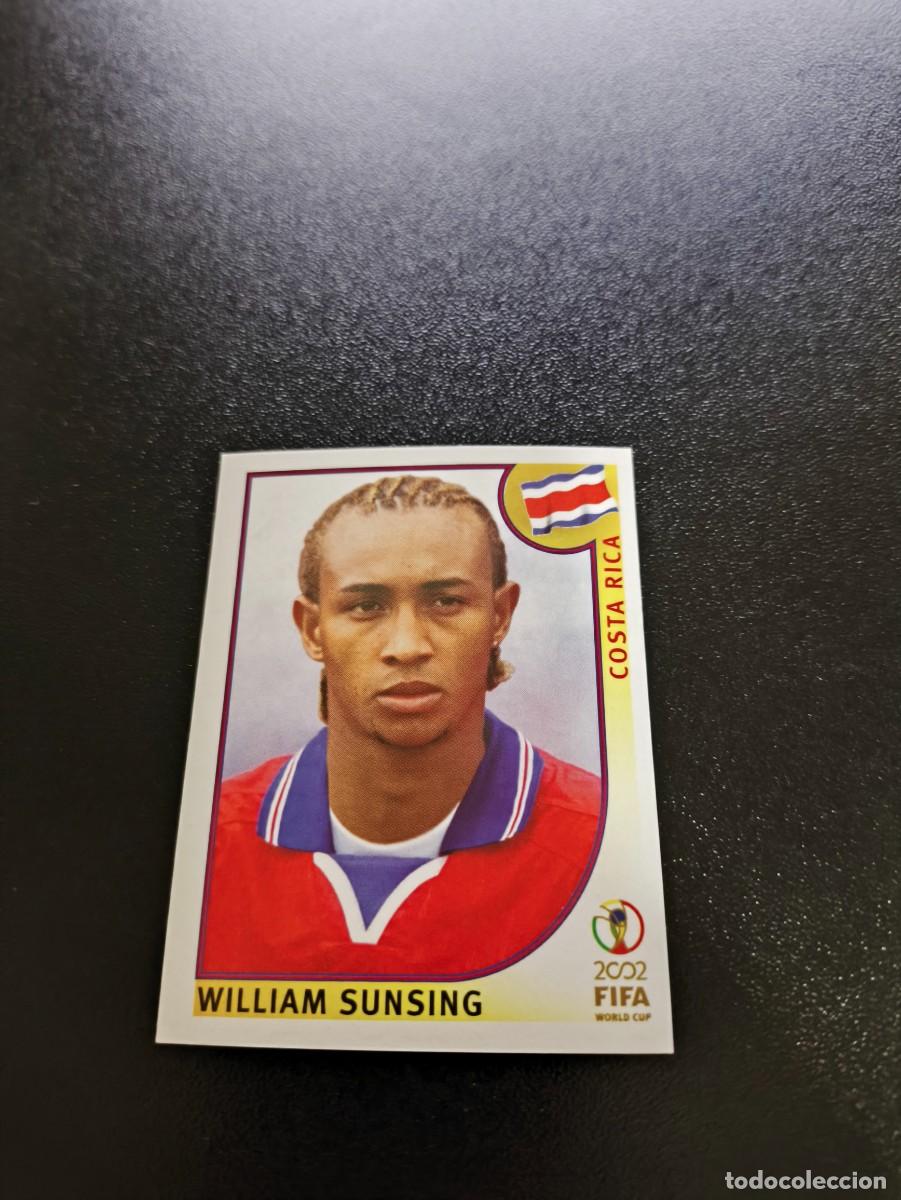 Cromos de F&uacute;tbol: 236 William Sunsing COSTA RICA SIN PEGAR PANINI FIFA WORLD CUP MUNDIAL KOREA 2002