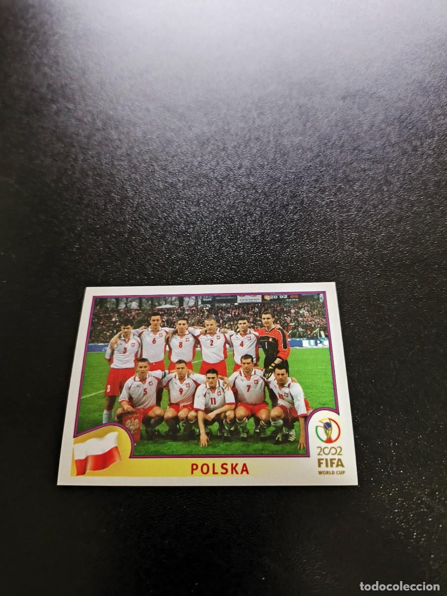 Cromos de F&uacute;tbol: 259 EQUIPO TEAM POLONIA POLAND SIN PEGAR PANINI FIFA WORLD CUP MUNDIAL KOREA 2002