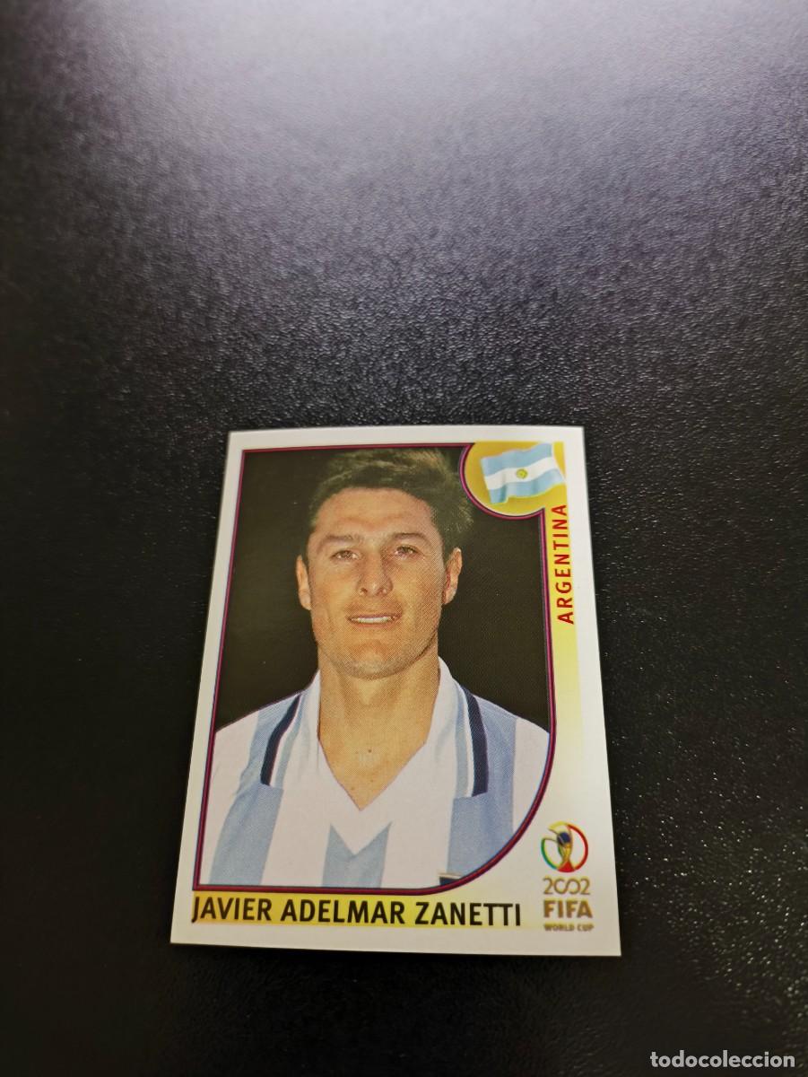 Cromos de F&uacute;tbol: 392 Javier Adelmar Zanetti ARGENTINA SIN PEGAR PANINI FIFA WORLD CUP MUNDIAL KOREA 2002