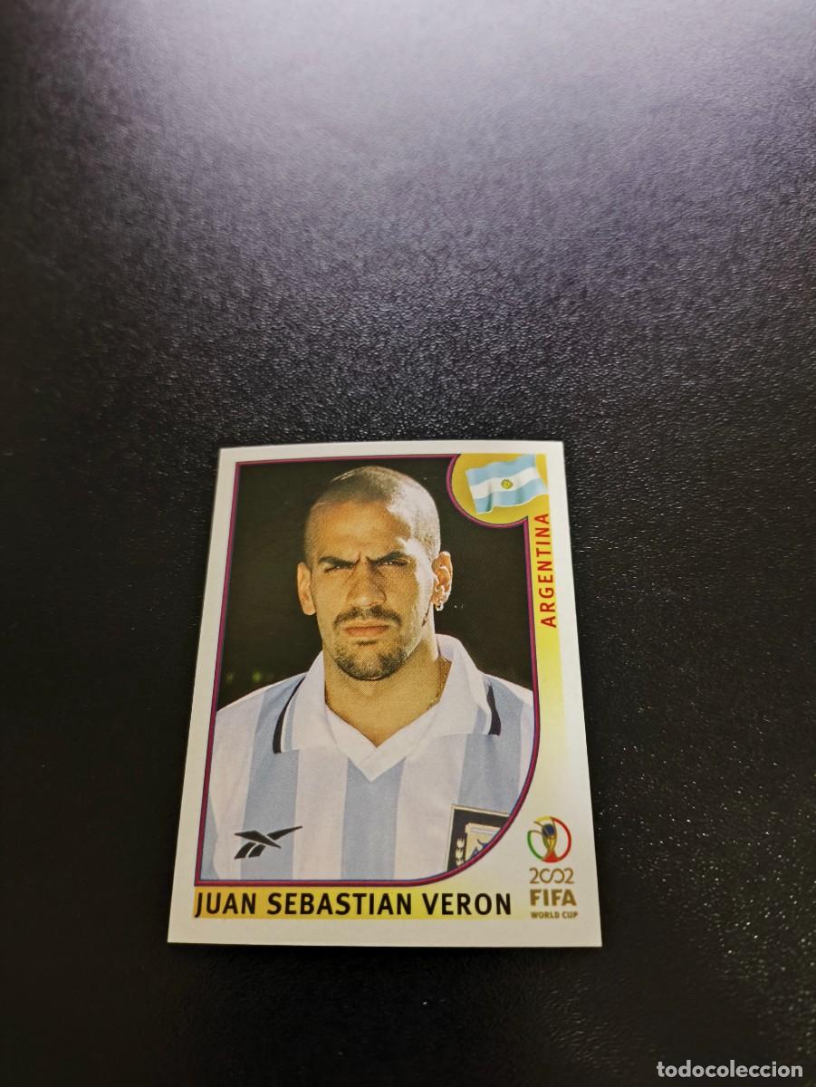 Cromos de F&uacute;tbol: 395 Juan Sebastian Veron ARGENTINA SIN PEGAR PANINI FIFA WORLD CUP MUNDIAL KOREA 2002