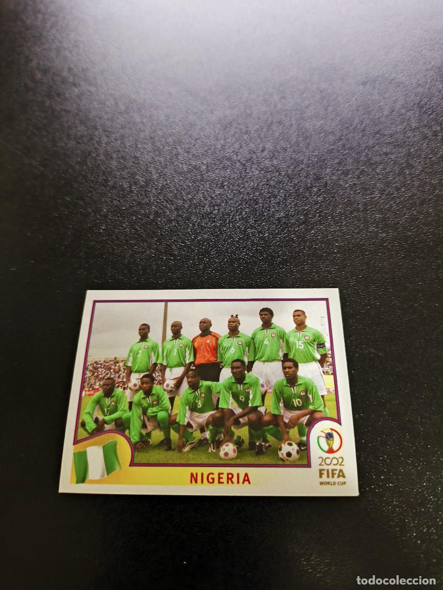 Cromos de F&uacute;tbol: 403 EQUIPO TEAM NIGERIA SIN PEGAR PANINI FIFA WORLD CUP MUNDIAL KOREA 2002