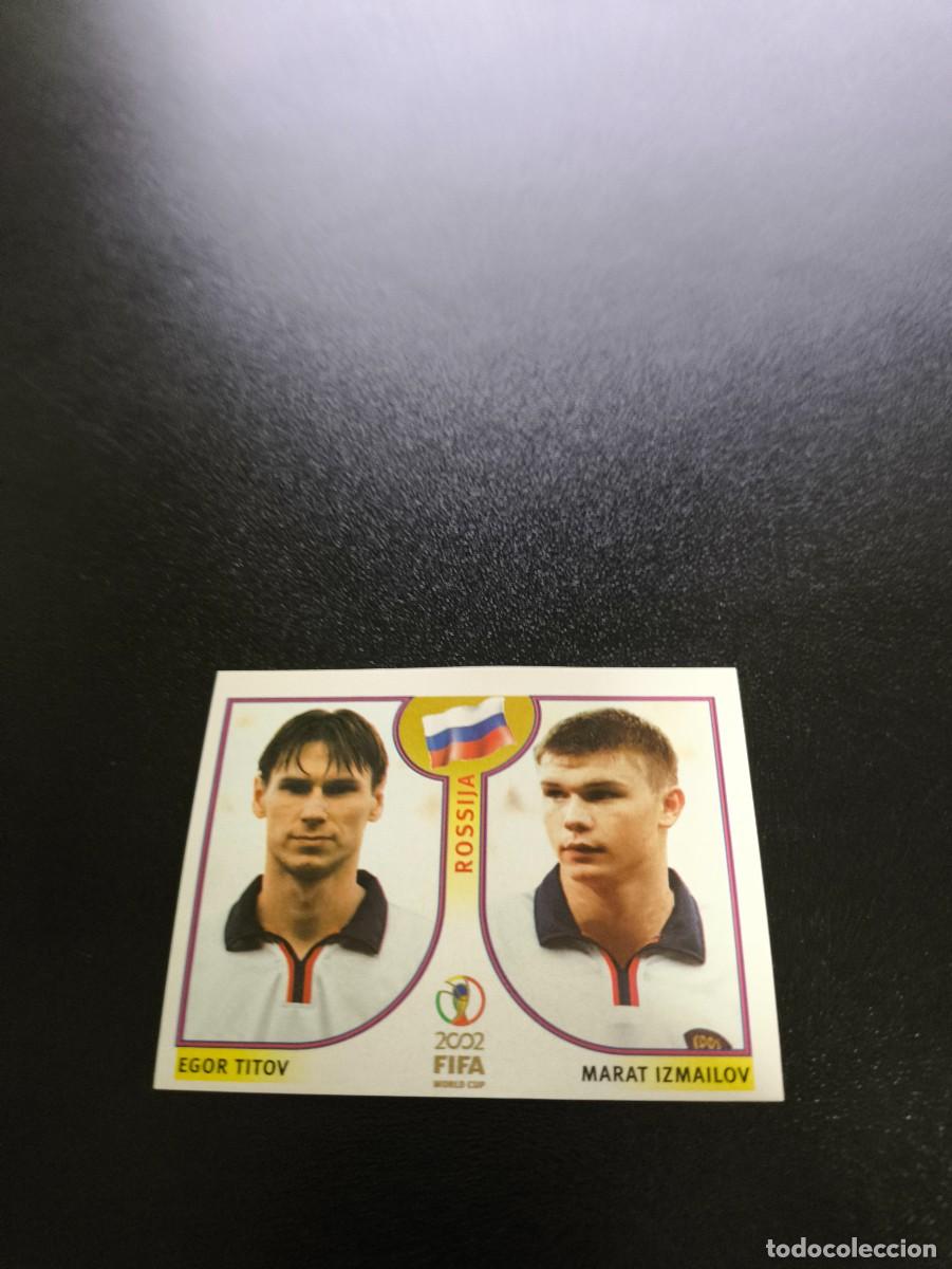 Cromos de F&uacute;tbol: 529 Egor Titov/Marat Izmailov RUSIA RUSSIA SIN PEGAR PANINI FIFA WORLD CUP MUNDIAL KOREA 2002