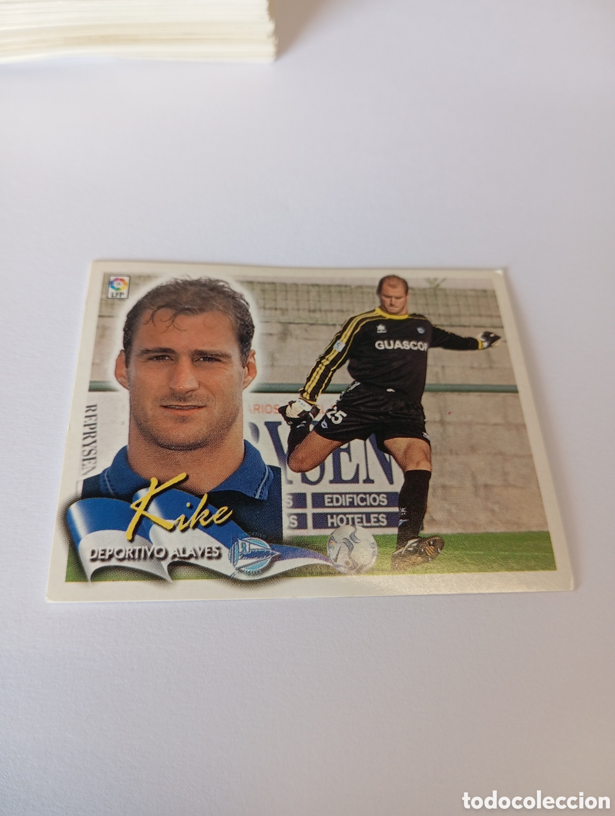 Cromos de F&uacute;tbol: KIKE Alav&eacute;s LIGA ESTE 2000 2001 PANINI 00 01 NUEVO SIN PEGAR