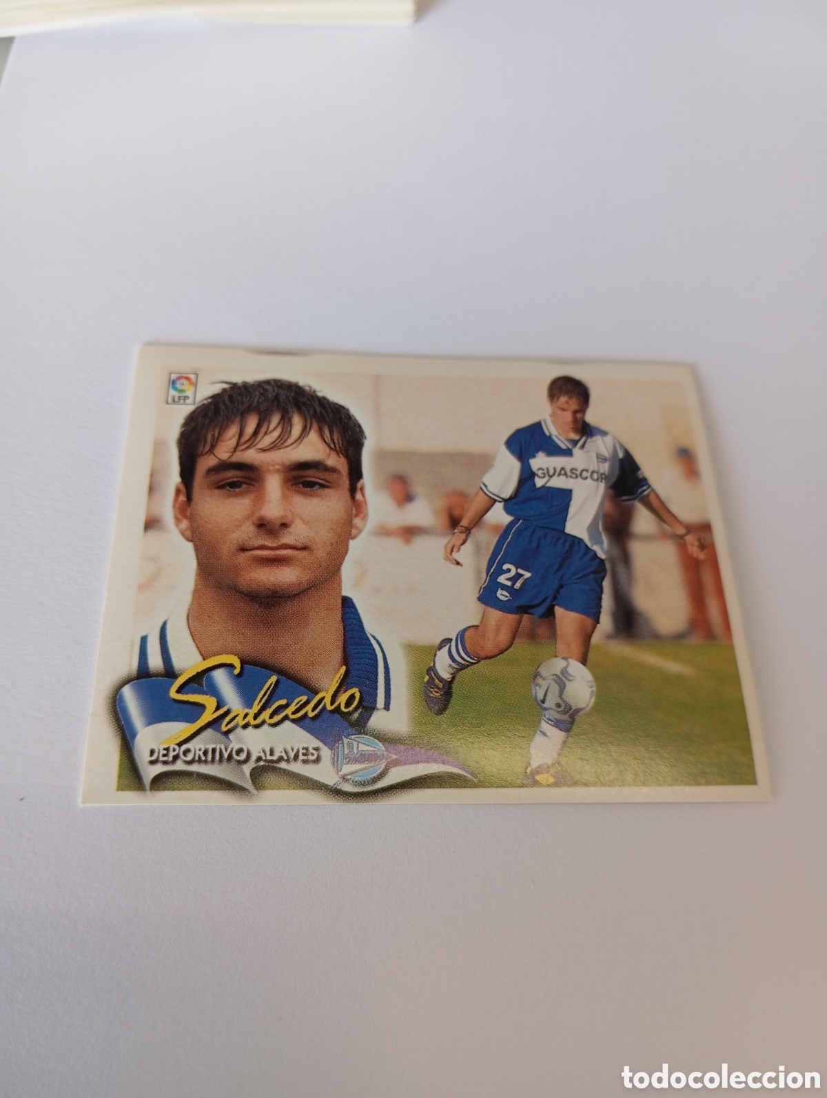 Cromos de F&uacute;tbol: SALCEDO Alav&eacute;s LIGA ESTE 2000 2001 PANINI 00 01 NUEVO SIN PEGAR
