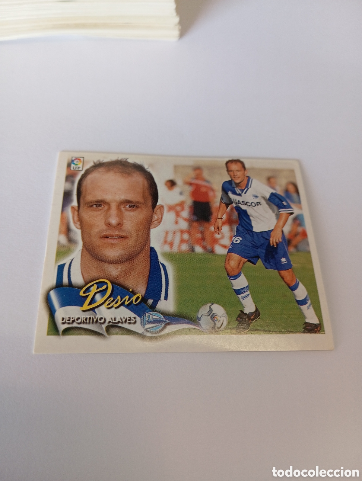 Cromos de F&uacute;tbol: DESIO Alav&eacute;s LIGA ESTE 2000 2001 PANINI 00 01 NUEVO SIN PEGAR
