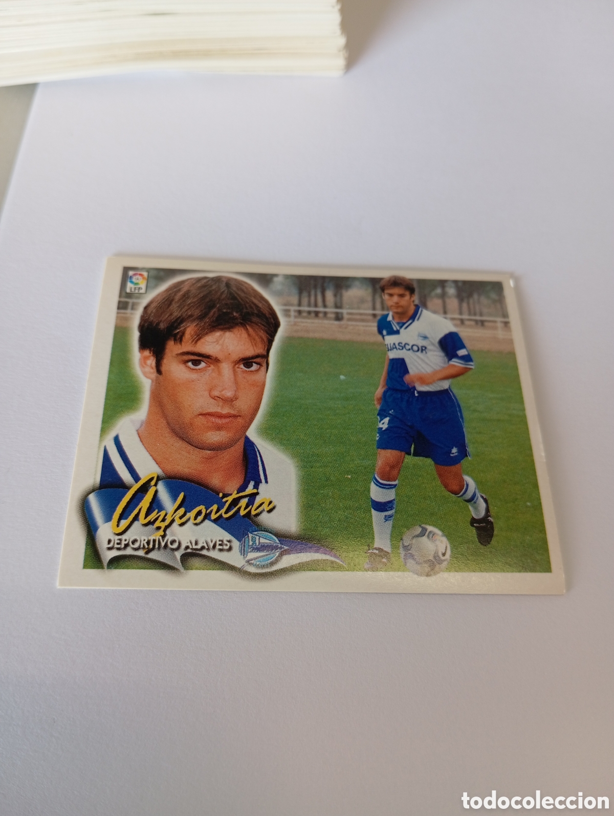 Cromos de F&uacute;tbol: AZKOITIA Alav&eacute;s LIGA ESTE 2000 2001 PANINI 00 01 NUEVO SIN PEGAR
