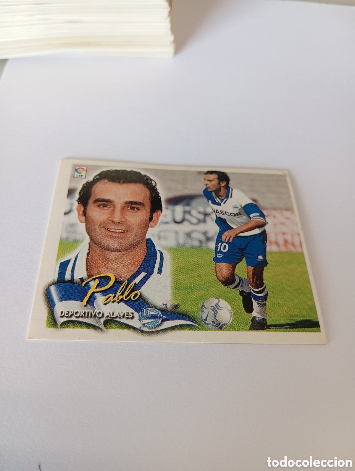 Cromos de F&uacute;tbol: PABLO Alav&eacute;s LIGA ESTE 2000 2001 PANINI 00 01 NUEVO SIN PEGAR