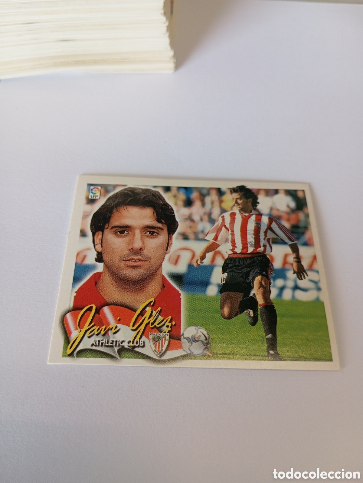 Cromos de F&uacute;tbol: JAVI GONZ&Aacute;LEZ Athletic Club LIGA ESTE 2000 2001 PANINI 00 01 NUEVO SIN PEGAR