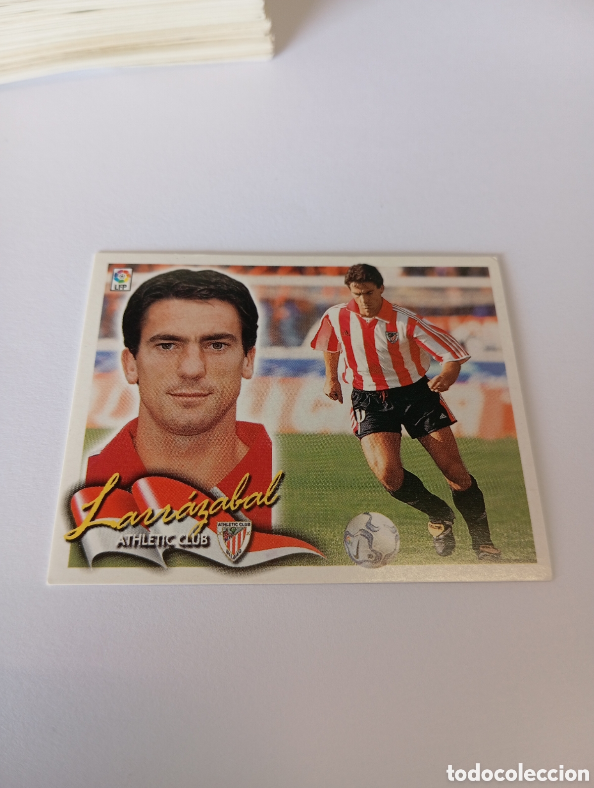 Cromos de F&uacute;tbol: LARRAZABAL Athletic Club LIGA ESTE 2000 2001 PANINI 00 01 NUEVO SIN PEGAR